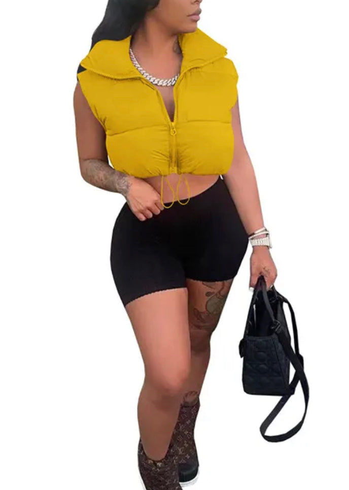 Pop up Bubble vest (Yellow)