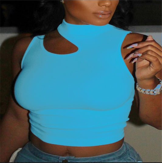Sexy Fit Crop Top (Blue)