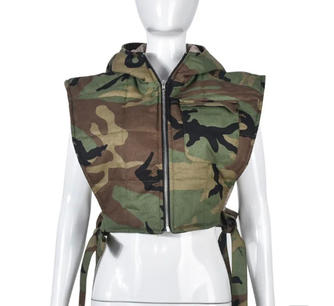 Ready for War camo vest - Modish Emporium 