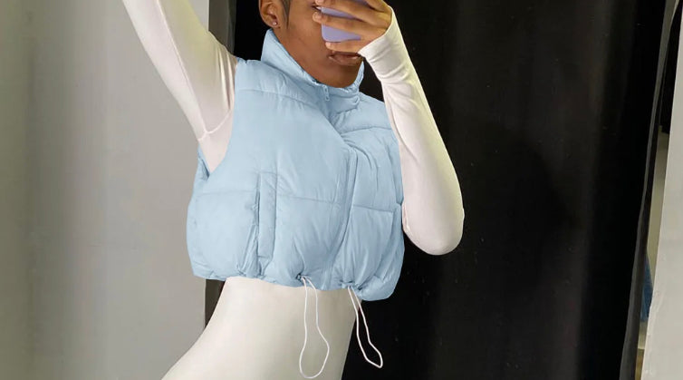 Pop up Bubble vest (Baby Blue)