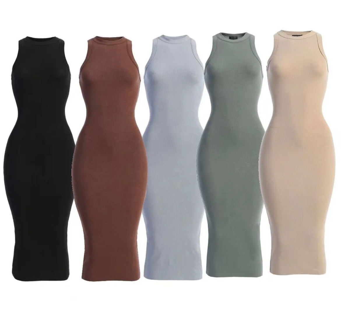 Cotton BodyCon (Khaki)